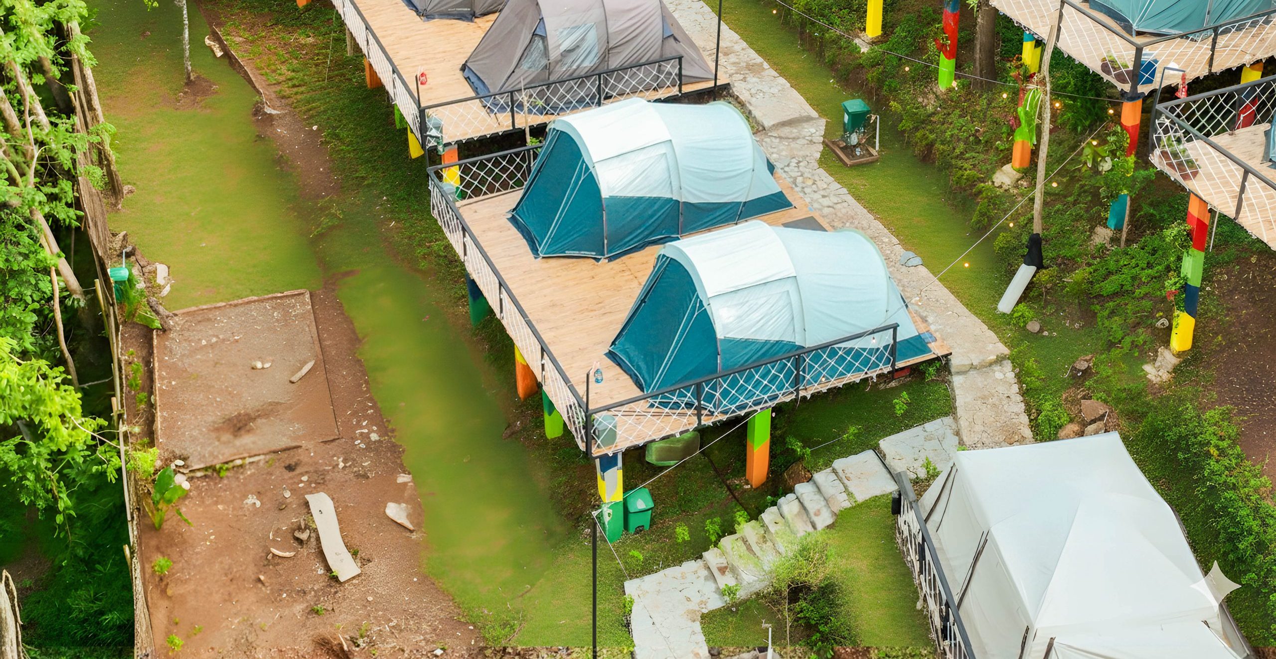 Fasilitas Ruang komunal untuk api unggun di sky Camp by HeHa Sky View | Camping bintang 5 di Jogja