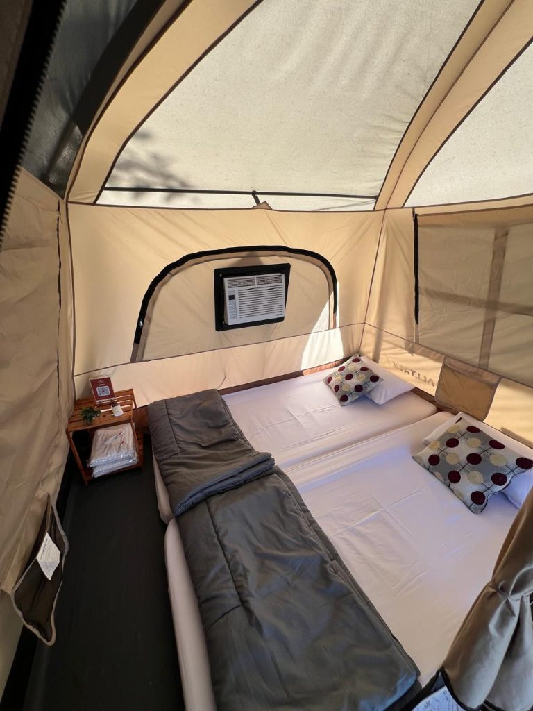 Interior dalam Tenda Rembulan | Sky Camp by HeHa Sky View
